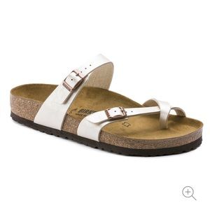 Birkenstock Sandals in Pearl. Size 36. Worn once.